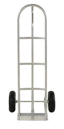 Vestil - SPHT-500S Steel Hand Truck with P Handle, Pneumatic Wheels, 500 lbs Load Capacity, 52" Height, 21" Width X 18" Depth