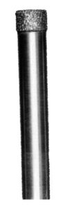 1/4" diamond coated core drill (7.0mm) - made in usa