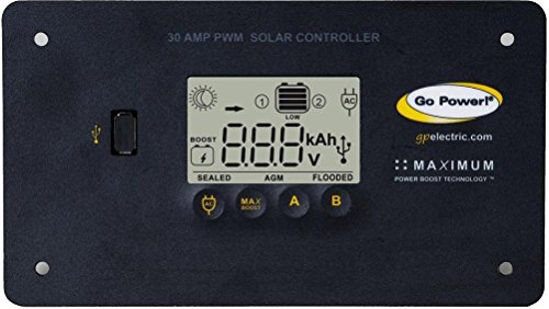 Go Power! GP-PWM-30-UL BlueTooth 30 Amp Solar Regulator