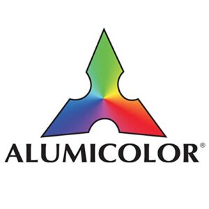Alumicolor Aluminum Desk Ruler, 12IN, Black