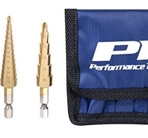 Performance Tool W9003 3-Piece Step Drill Set