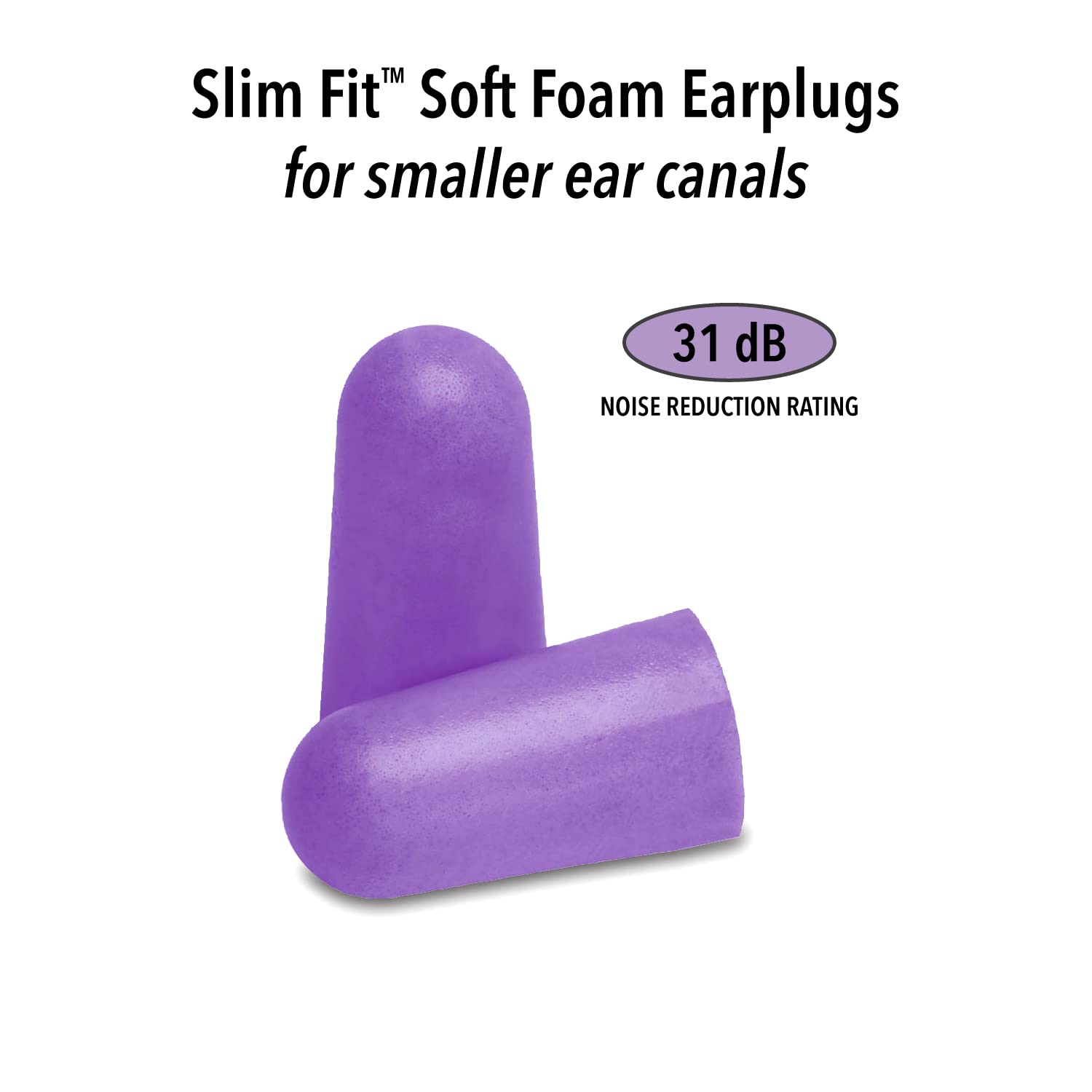 Mack's Slim Fit Soft Foam Earplugs, 5 Pair - Small Ear Plugs for Sleeping, Snoring, Traveling, Concerts, Shooting Sports & Power Tools | Made in USA