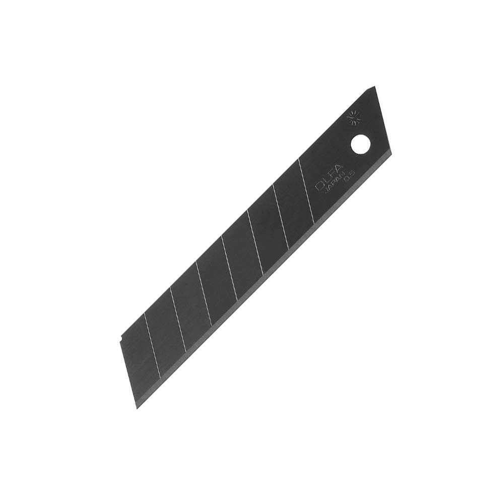 Olfa 9070 18mm UltraSharp Black Heavy-Duty Snap-off Blade, 10 per Package (LBB-10B)