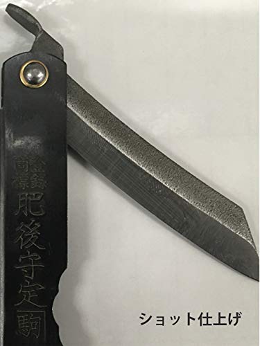 肥後守 Higo Mamoru Chrome Knife, All Steel, Extra Large, Blade Length: Approx. 3.7 x 4.7 inches (95 x 120 mm)