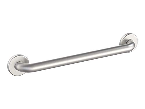 WingIts WGB5SS12 STANDARD Grab Bar, Concealed Mount, Satin Stainless Steel, 12-Inch Length by 1.25-Inch Diameter