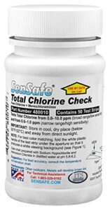 industrial test systems 480010 sensafe total chlorine test