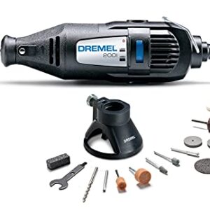 Dremel 200-1/21 Two-Speed Mini Rotary Tool Kit with 21 Accessories- Hobby Drill, Woodworking Carving Tool, Glass Etcher, Small Pen Sander, Garden Tool Sharpener, Craft and Jewelry Drill