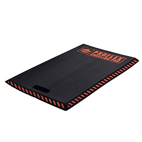 Ergodyne ProFlex 385 Kneeling Pad, Foam Knee Cushion, Water Resistant Kneeling Mat, 16" x 28" x 1",Black,Large