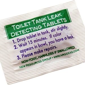 Toilet Leak Detecting Tablets - Dye Tablets for Bathroom Leaks - Detect Silent Leaks