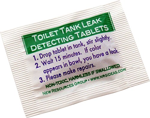 Toilet Leak Detecting Tablets - Dye Tablets for Bathroom Leaks - Detect Silent Leaks