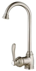 belle foret bfn26001ss bar sink faucet, stainless steel