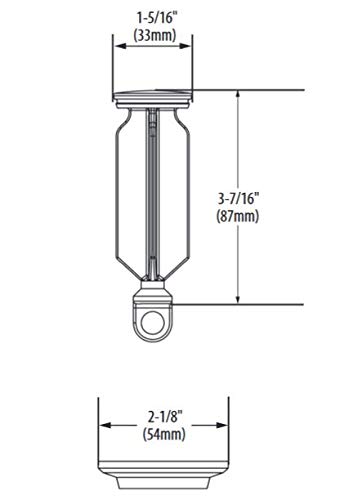 Moen 10709ORB Replacement Bathroom Sink Drain Plug and Seat, Oil Rubbed Bronze