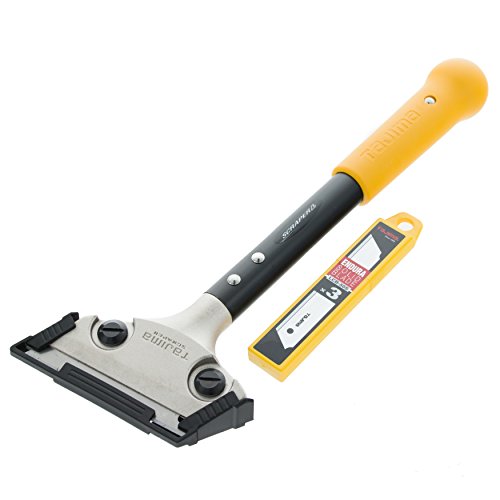 Tajima SCRL300 Scrape-Rite Reversible Blade Scraper, Silver/Black/Yellow, 265 mm