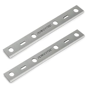 powertec 14801 6-inch hss jointer knives for delta 37-070, jt160, set of 2
