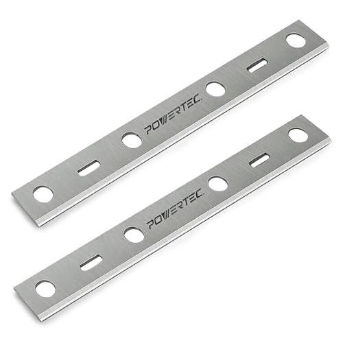 POWERTEC 14801 6-Inch HSS Jointer Knives for Delta 37-070, JT160, Set of 2