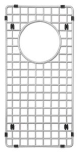 blanco 224406 stainless steel grid (precision 16" sinks) accessory, 8.44" l x 15.38" w x 1.34" h