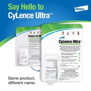 Elanco CyLence Ultra Pest Control Concentrate Indoor & Outdoor Insecticide | Kills Over 60 Pests | 32 mL Bottle