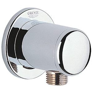 Grohe 28672000 Relexa Shower Wall Union, 0.5-Inch Threaded Connection, Starlight Chrome