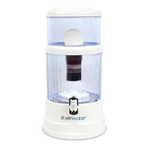 zen water systems countertop filtration and purification system, 6-gallon