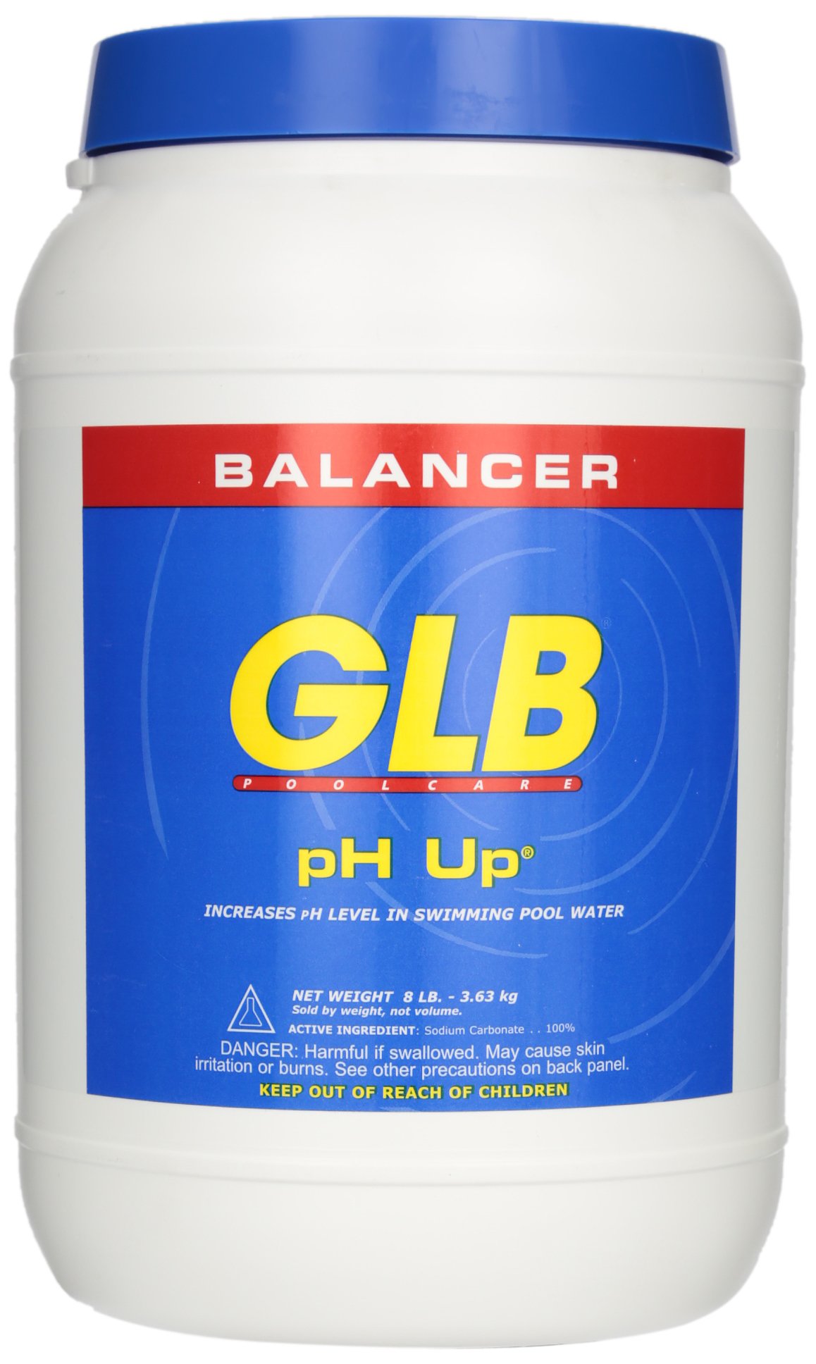 GLB Pool and Spa Products 71249 8-Pound pH Up Pool Water Balancer