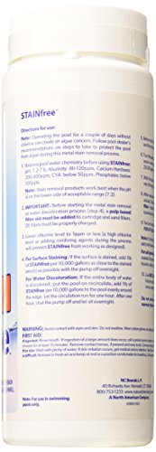 Natural Chemistry 07400 Stain Free Pool Stain Remover, 1-3/4 Pounds