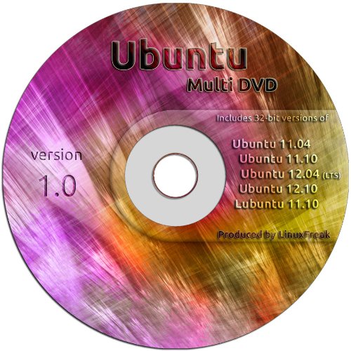 Ubuntu Linux Variety Pack on ONE DVD - Ubuntu 11.04, 11.10, 12.04, and 12.10 PLUS Lubuntu 11.10