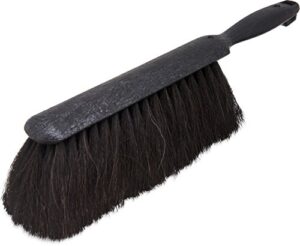 sparta flo-pac counter brush with bristles scrub brush, cleaning brush with long lasting for cleaning, 9 inches, black