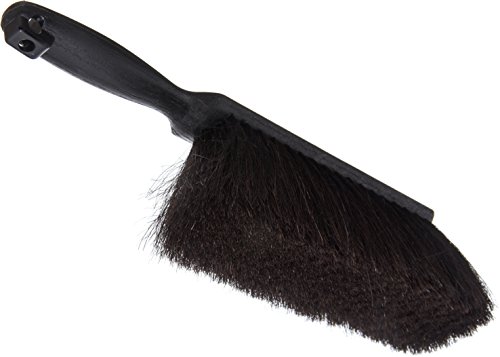 SPARTA Flo-Pac Counter Brush with Bristles Scrub Brush, Cleaning Brush with Long Lasting for Cleaning, 9 Inches, Black