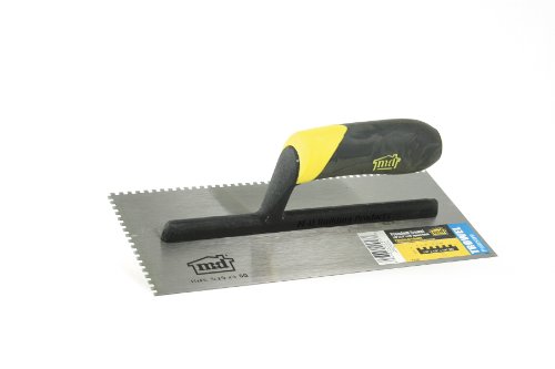 Square Notch Trowel - Premium Quality Professional Tool - MD Building Products 20057