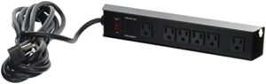 power zone or802135 surge 6 outlet 1150j, metal
