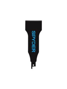 spyder scraper 00138 scraping tool attachment for reciprocating saws, black, 2-inch