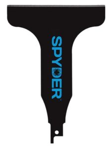 spyder scraper 00108 scraping tool attachment for reciprocating saws, black, 4-inch