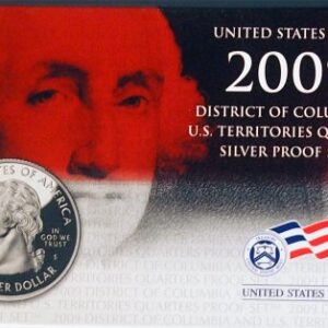 2009 Silver Proof US Territories Quarter Set in Original Mint Packaging