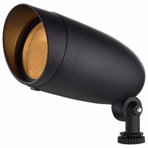 Nuvo SF76/646 One-Light Halogen Landscape Floodlight, Dark Bronze, 6.25-Inches