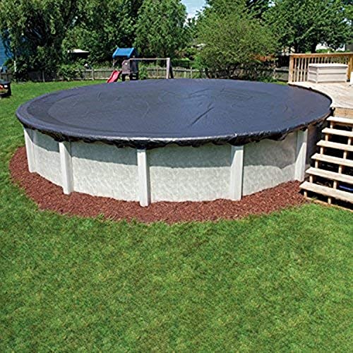 In The Swim 24 Foot Round Pool Value Winter Cover for Above Ground Pools