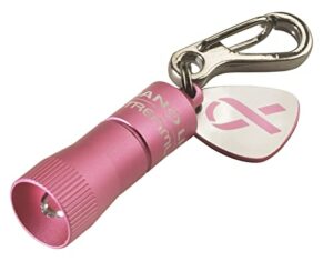 streamlight 73003 nano 10-lumen miniature keychain led flashlight, pink