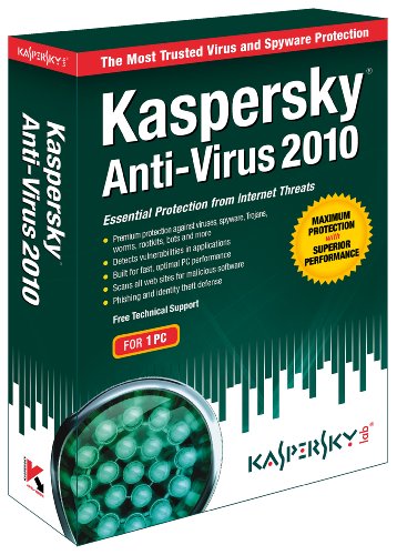 Kaspersky Antivirus 2010 1-User [OLD VERSION]