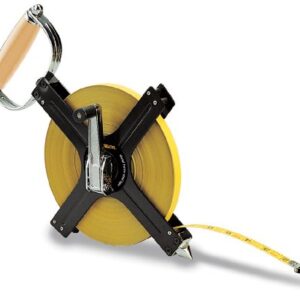 Komelon N6300 300-Feet Open Reel Metal Frame Long Steel Tape Measure