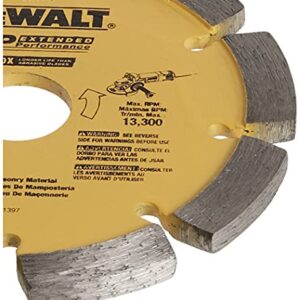 DEWALT Diamond Blade, Tuck Point, 4-1/2-Inch x 1/4-Inch (DW4740)