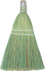 birdwell cleaning 378-24 whisk broom with 10" oal, corn and sotol fiber