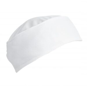 Chef Works Unisex Total Vent Beanie, White, Small/Medium