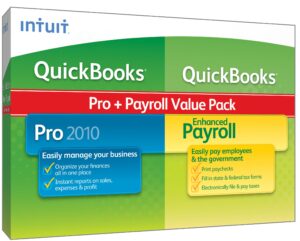 quickbooks pro w/enhanced payroll 1-3 employees 2010 [old version]