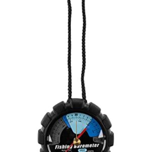 Camco TRAC Outdoors Fishing Barometer | Features an Adjustable Pressure Change Indicator with Reference Marker & Color-Coded Dial | Easily Calibrates to Local Barometric Pressure (69200)