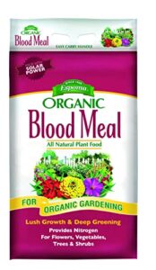 espoma organic blood meal 12-0-0, 17 pound bag.