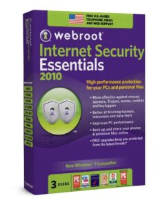 webroot internet security essentials [2010] [old version]