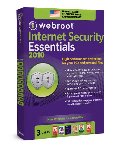 Webroot Internet Security Essentials [2010] [Old Version]