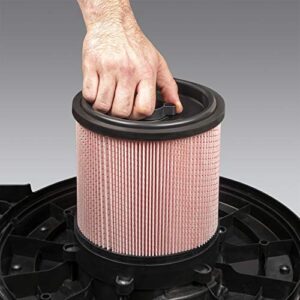 Vacmaster Fine Dust Cartridge Filter & Retainer, VCFF