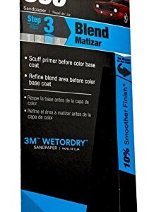 3M 03020 Imperial Wetordry 3-2/3" x 9" P600 Grit Sandpaper