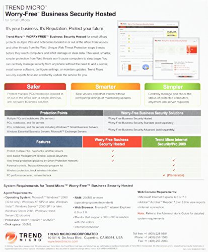 Trend Micro Worry Free Business Security