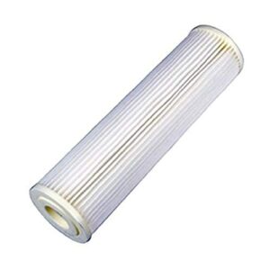 ideal h2o 728810 10-inch by 2-inch stealth-ro100/200 cleanable sediment filter, white
